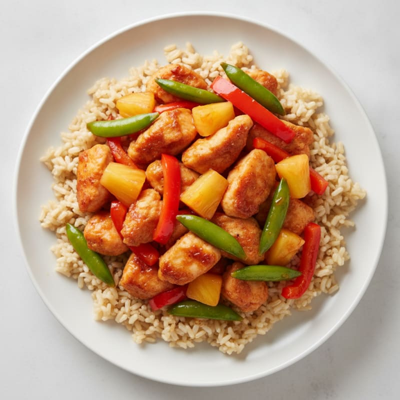 Sweet and Sour Chicken with Pineapple