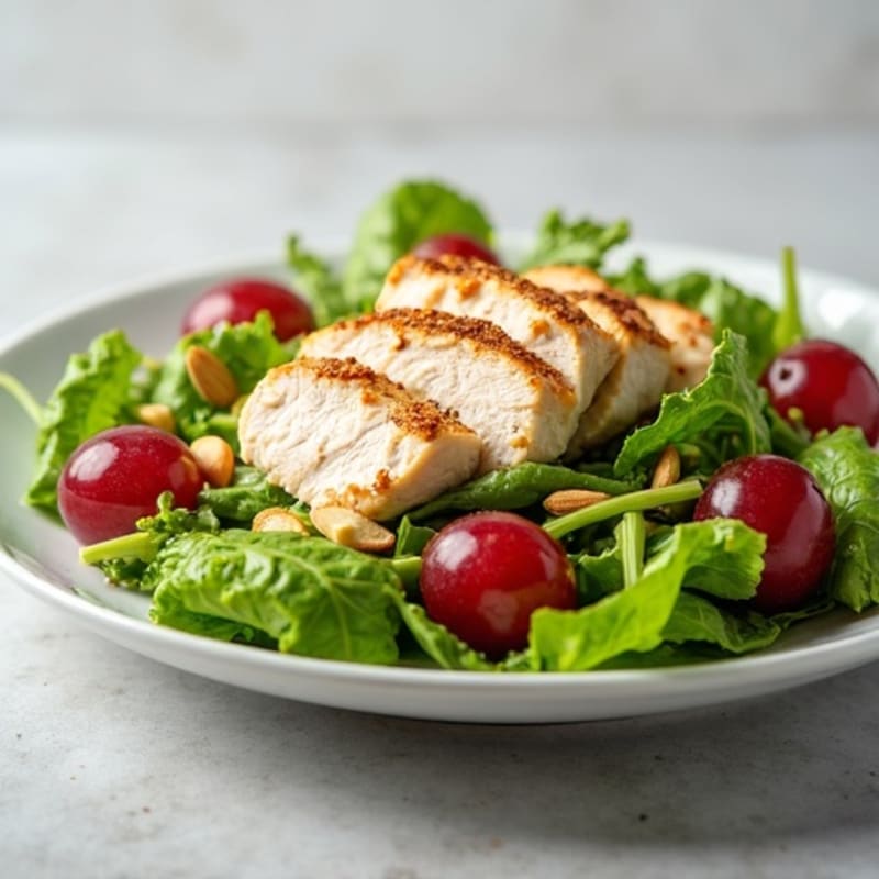 Creamy Chicken Salad with Crisp Greens
