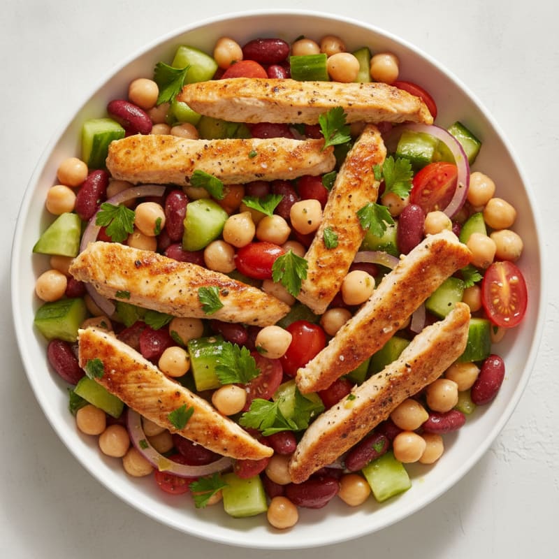 Mediterranean Three Bean Salad