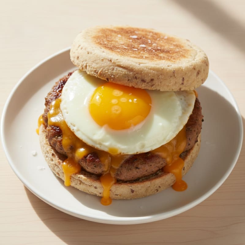 Sausage Egg Cheese English Muffin