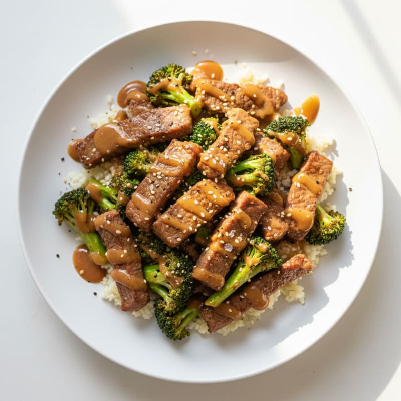 Sesame Beef and Broccoli Stir-Fry