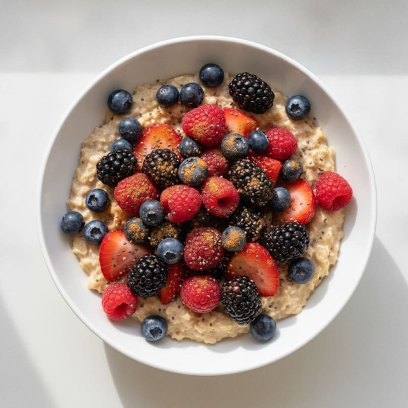 Protein-Packed Berry Overnight Oats