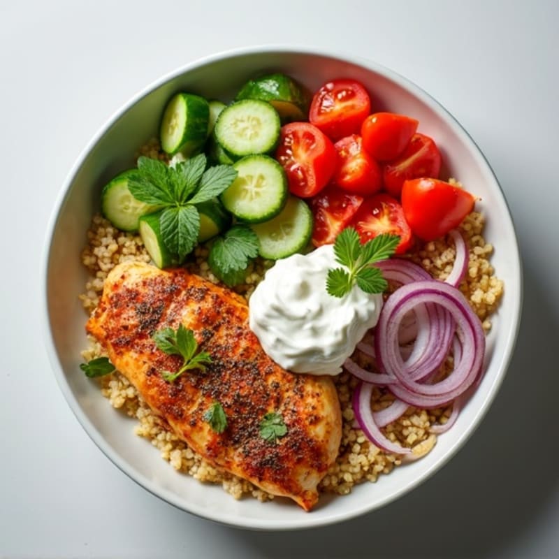 Herb-Spiced Chicken Shawarma Bowl
