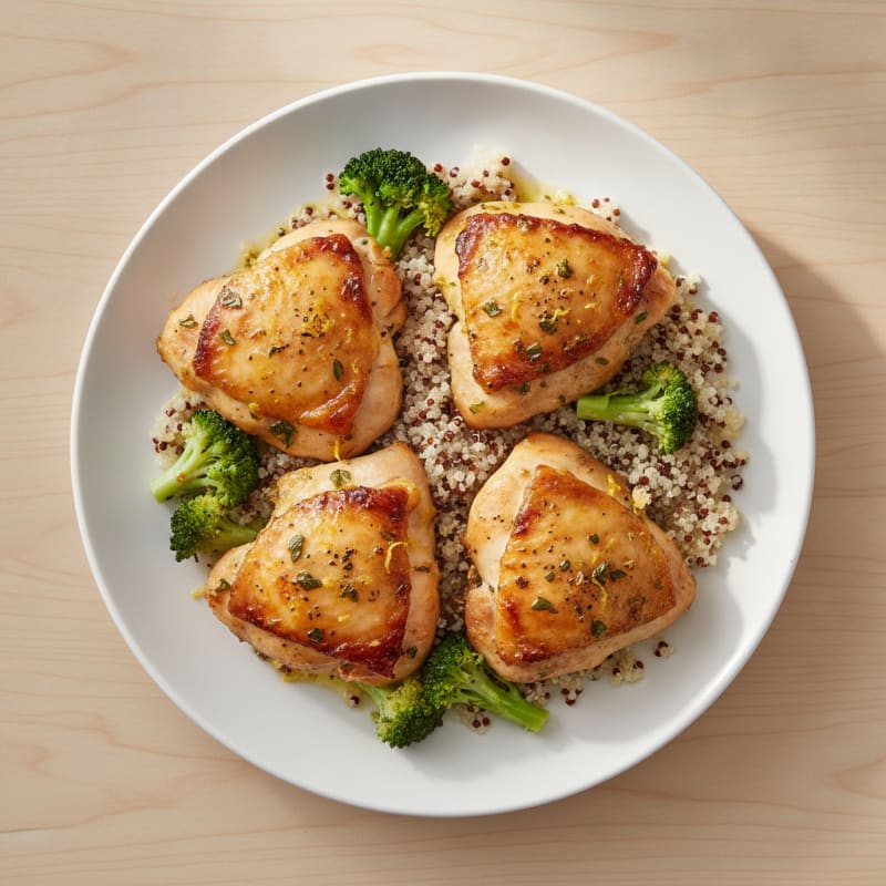 Lemon-Herb Roasted Chicken Thighs