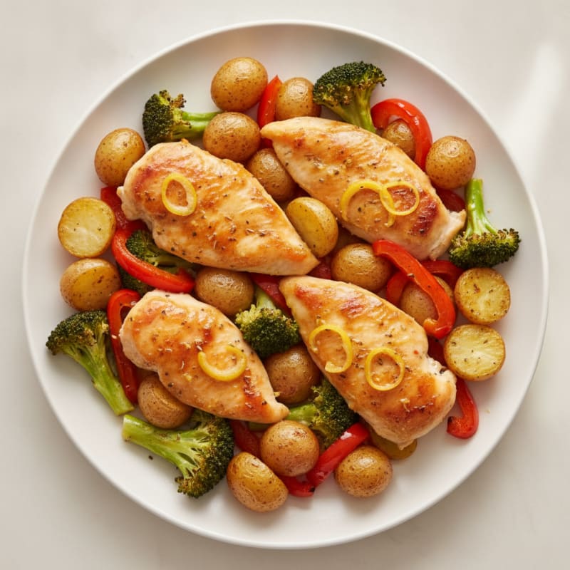 Sheet Pan Lemon Herb Chicken