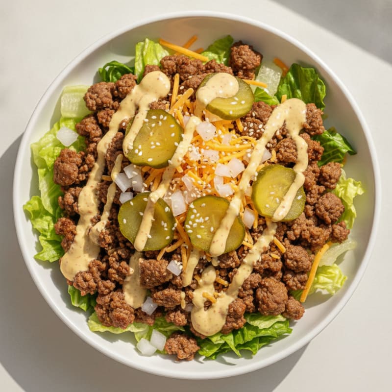 Big Mac Protein Bowl