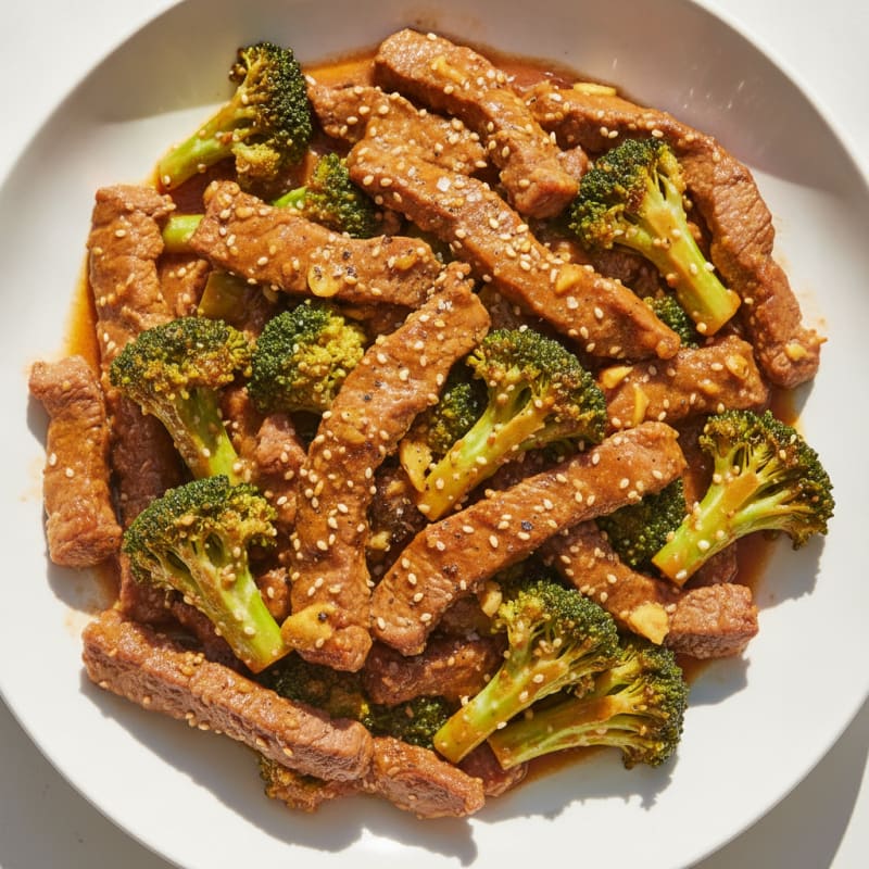 Sesame Beef & Broccoli Stir-Fry