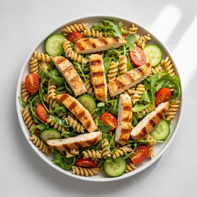 Lemon-Herb Chicken Pasta Salad