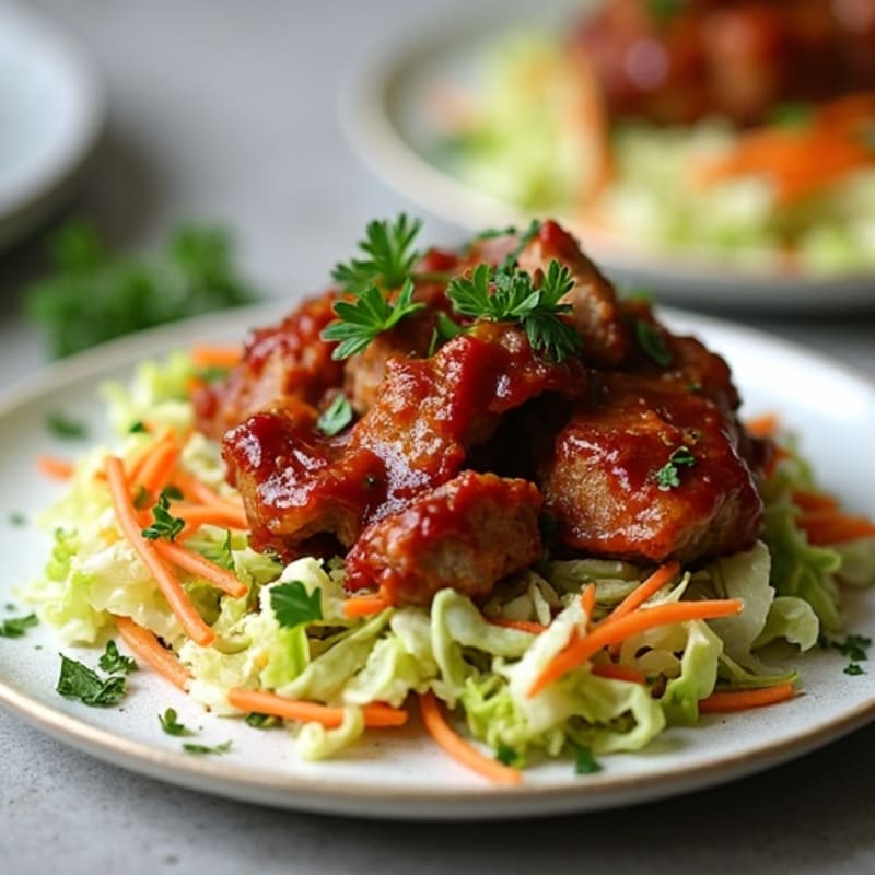 Slow Cooker BBQ Pulled Pork with Crunchy Slaw