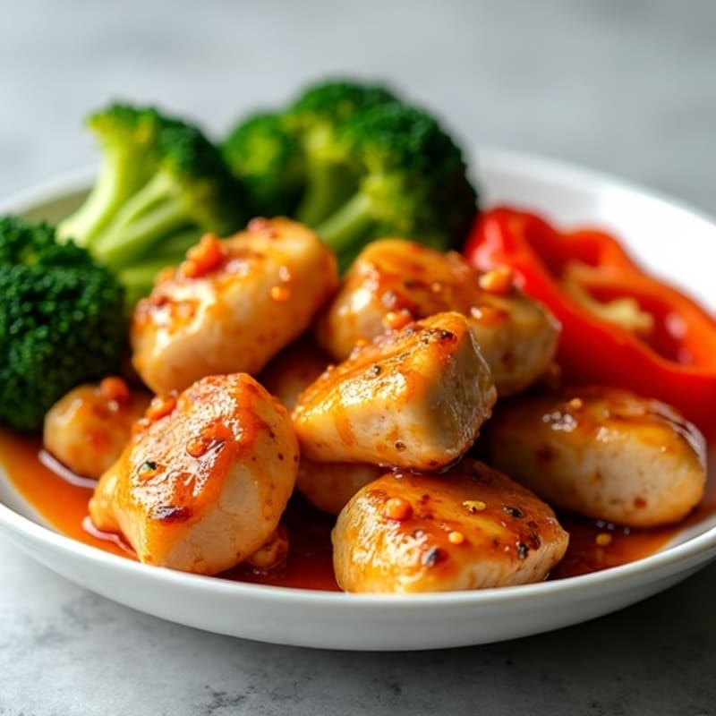 Healthy Sticky Orange Chicken