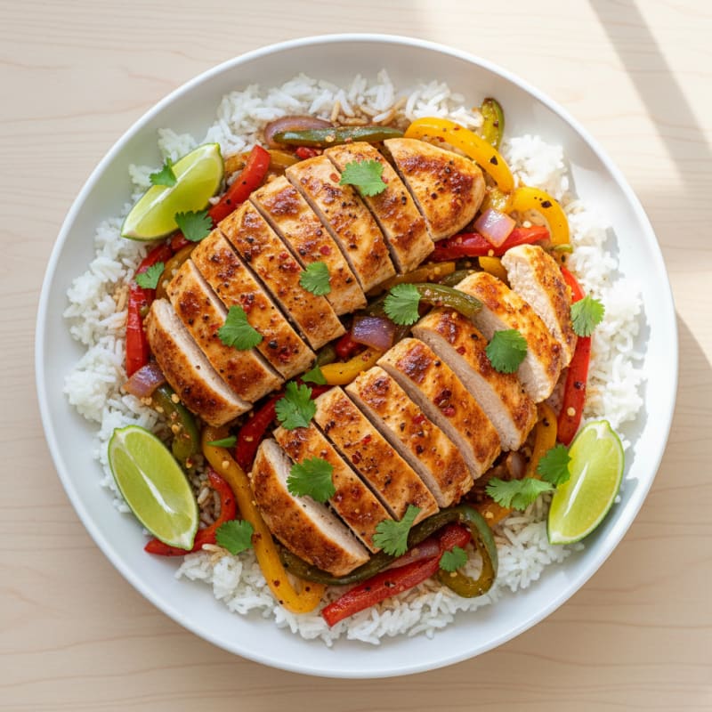Smoky Chili-Lime Chicken and Rice Bowls