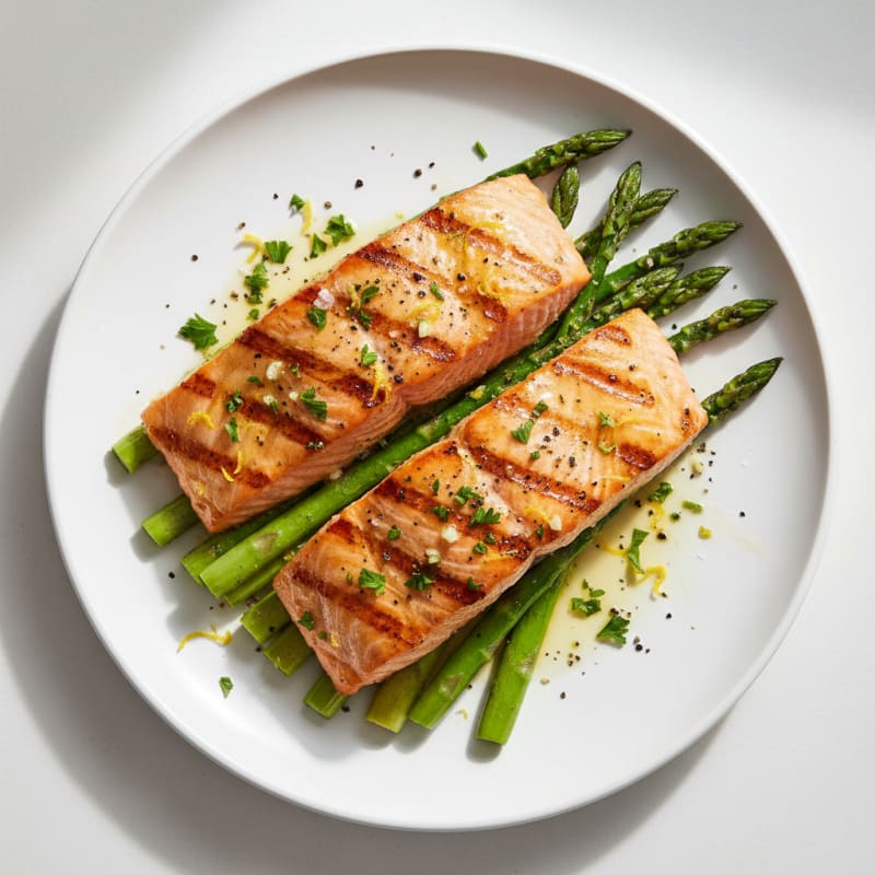 Golden Lemon-Herb Grilled Salmon