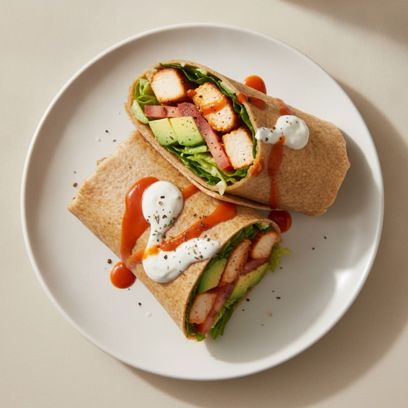 Buffalo Ranch Chicken Wrap