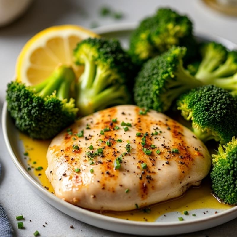 Sheet Pan Lemon Garlic Chicken and Broccoli