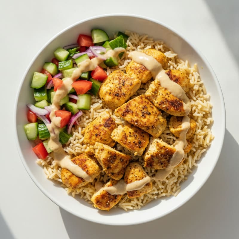 Chicken Shawarma Rice Bowl