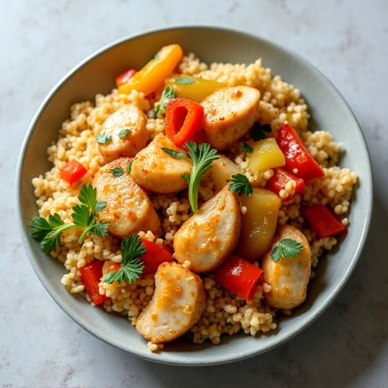 Cauliflower Rice Chicken Stir-Fry