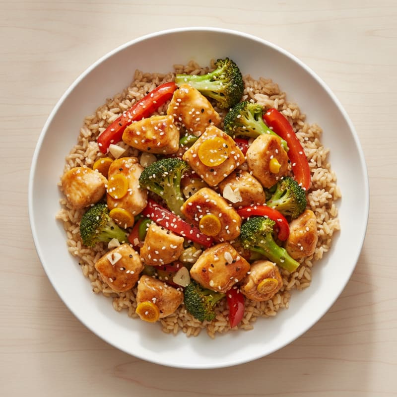 Orange Glazed Chicken Stir-Fry