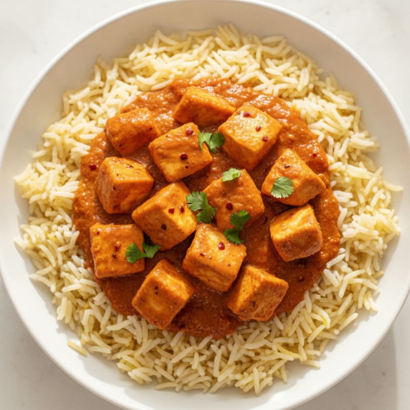 Spiced Butter Chicken with Basmati Rice