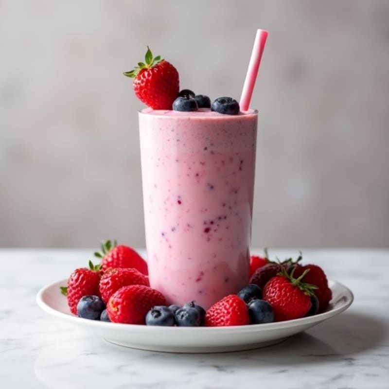 Creamy Berry Protein Smoothie