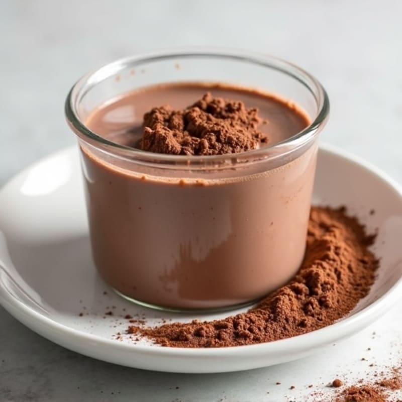 Silky Chocolate Protein Pudding with Greek Yogurt