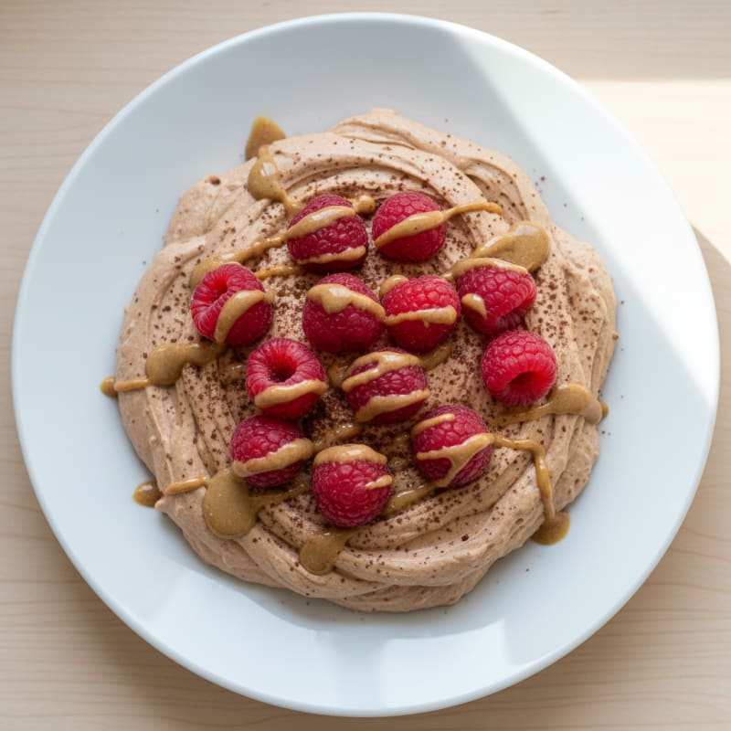 Silky Chocolate Protein Mousse with Greek Yogurt