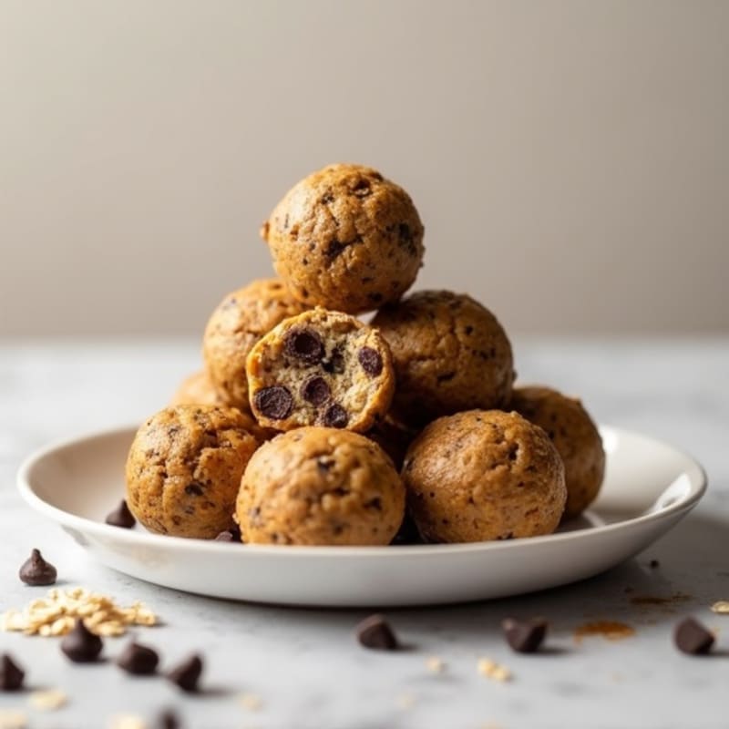 Almond Butter High-Protein Chocolate Chip Cookie Dough Bites