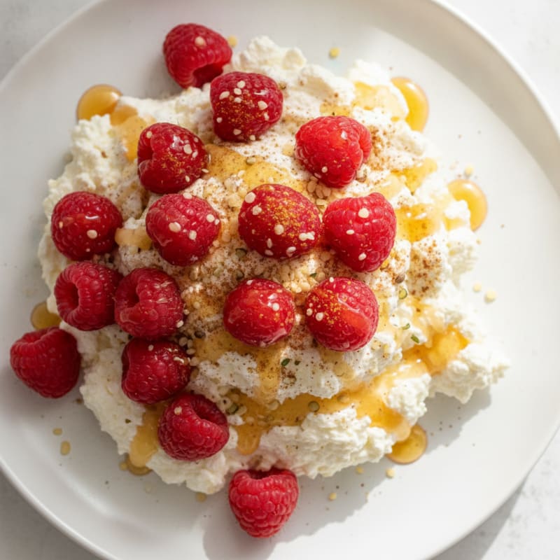 Cottage Cheese with Berries and Honey