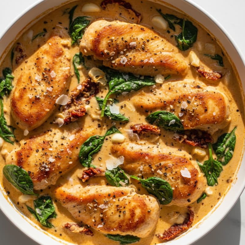 Creamy Tuscan Chicken Skillet
