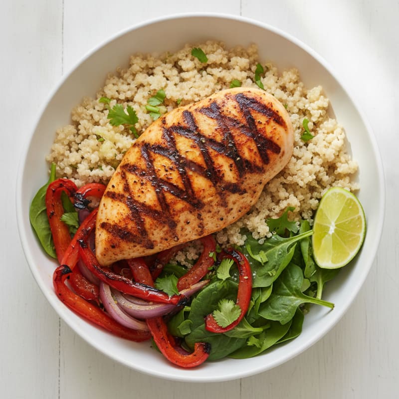 Grilled Chicken and Quinoa Power Bowl