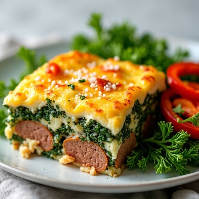 Savory Italian Sausage and Kale Breakfast Casserole