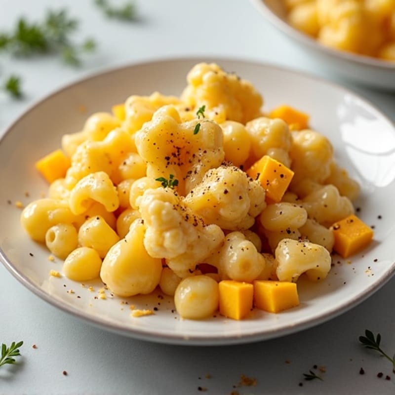 Protein-Packed Cauliflower Mac with Sharp Cheddar