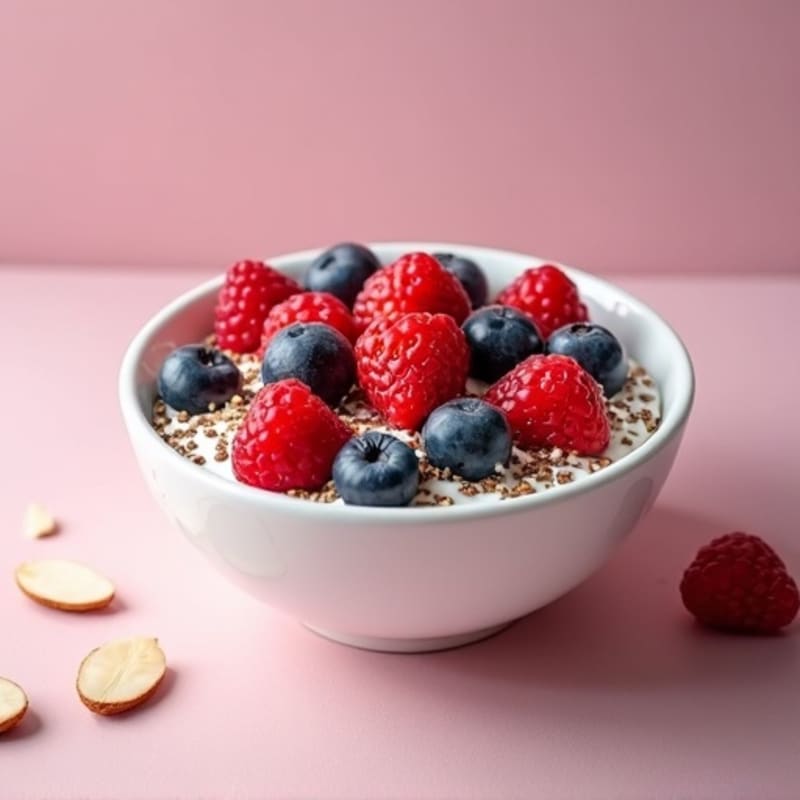 Protein-Packed Berry Chia Yogurt Bowl