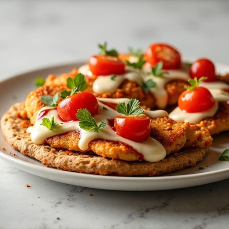 Crispy BBQ Ranch Chicken Flatbread