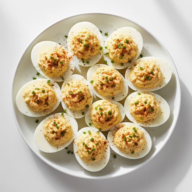 Classic Deviled Eggs with Paprika