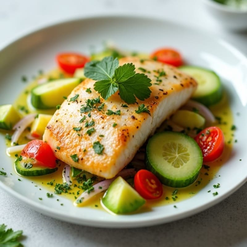 Citrus-Marinated White Fish Ceviche with Fresh Herbs