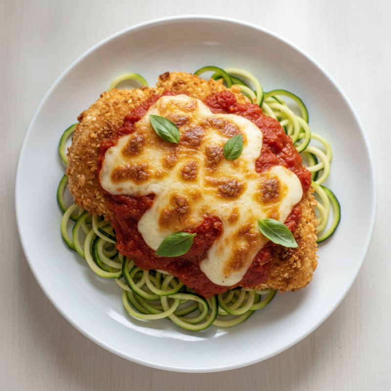 Crispy Chicken Parmesan with Marinara