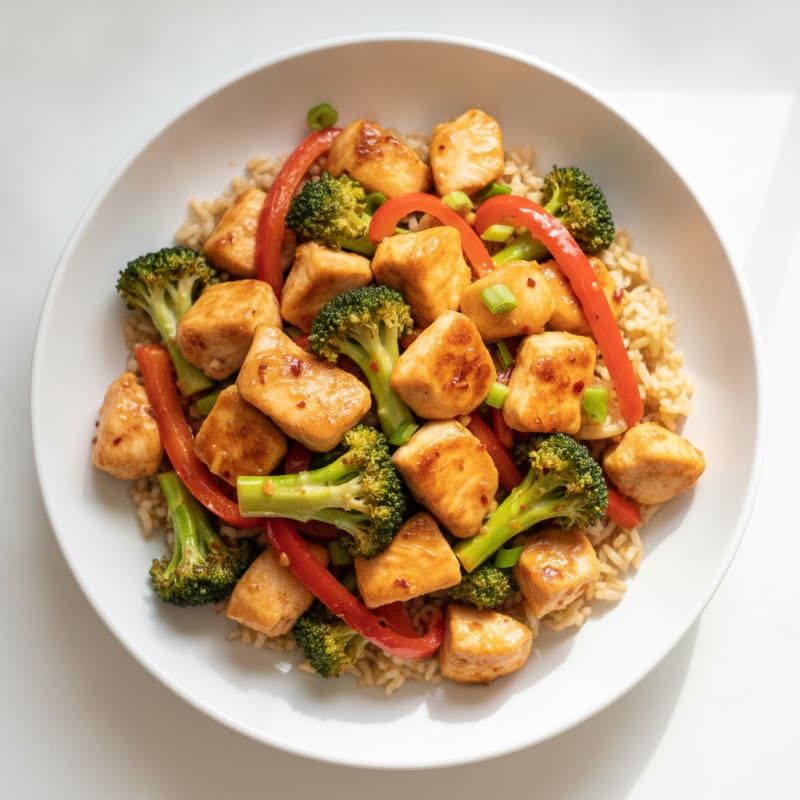 Orange Glazed Chicken Stir-Fry