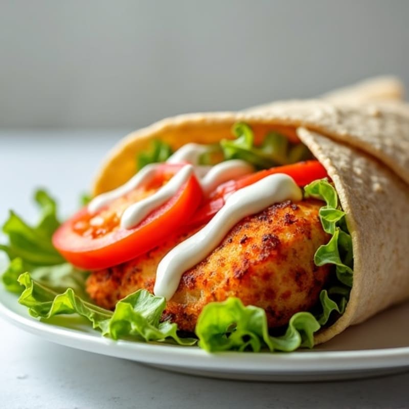 Crispy Buffalo Chicken Ranch Wrap