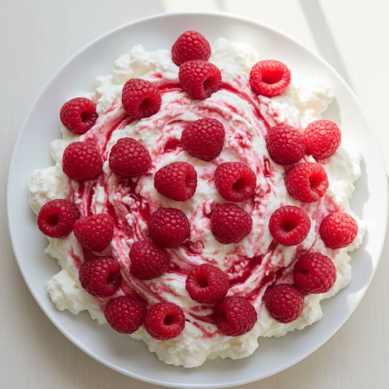 Silky Greek Yogurt with Protein Powder and Fresh Berries