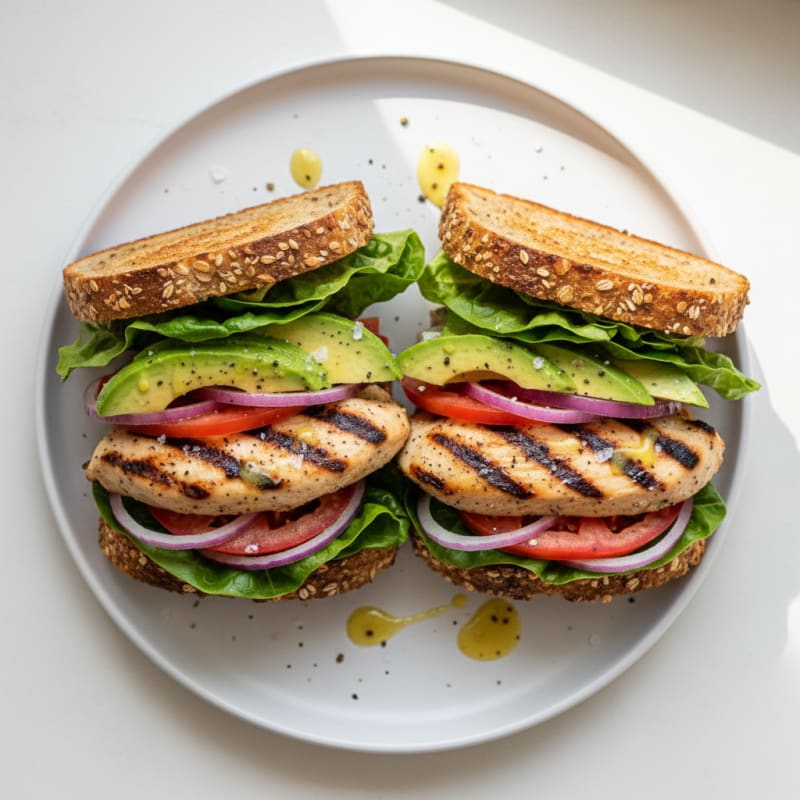 Grilled Chicken and Avocado Sandwich