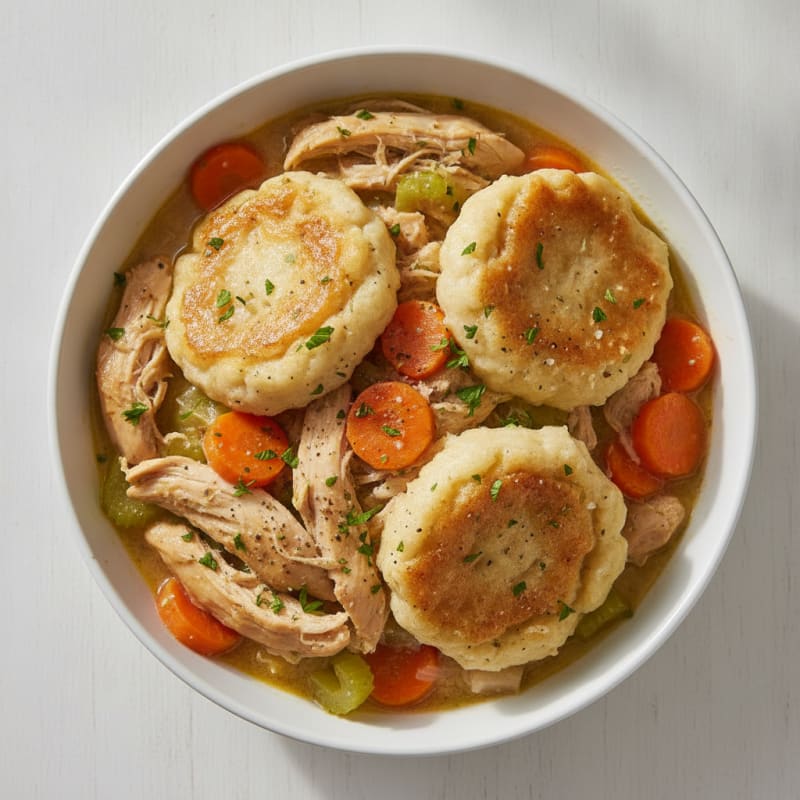 Homestyle Chicken and Herb Dumplings