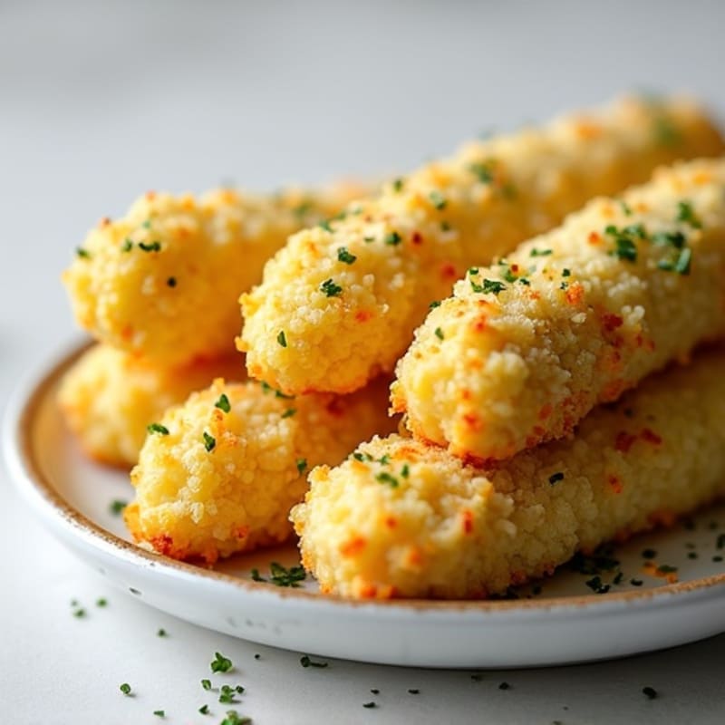 Herb-Garlic Cauliflower Breadsticks