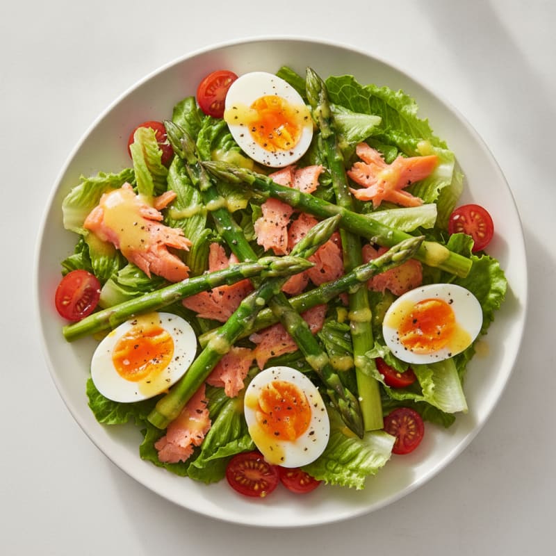 Asparagus and Egg Salad with Tangy Vinaigrette