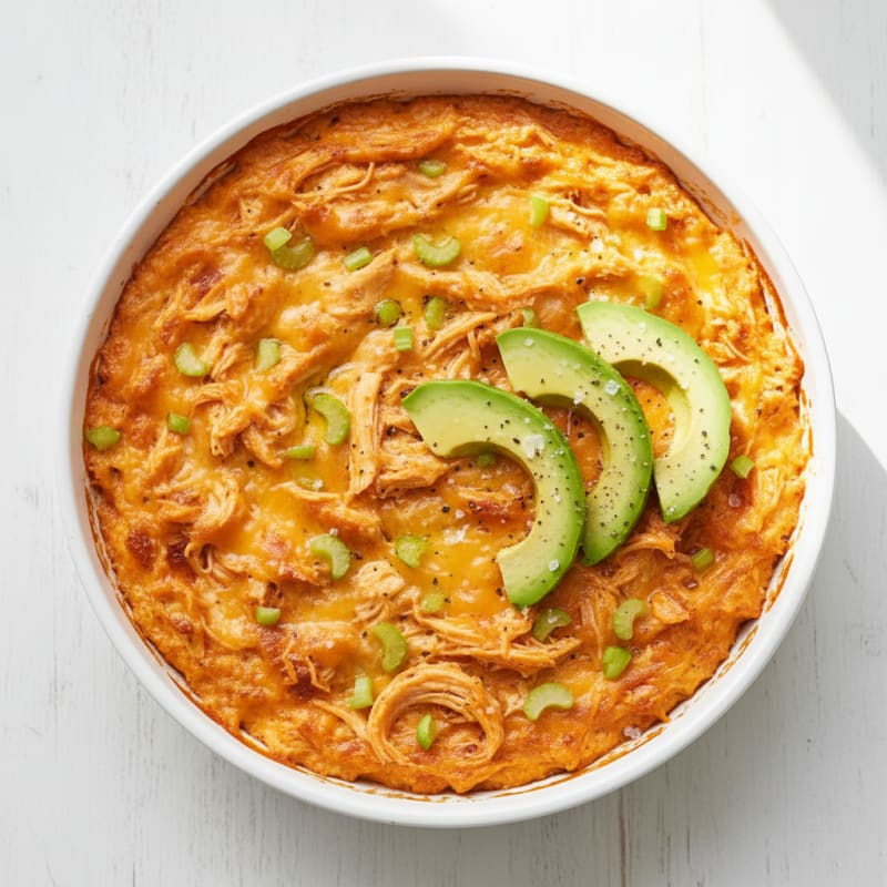 Creamy Buffalo Chicken Dip Skillet