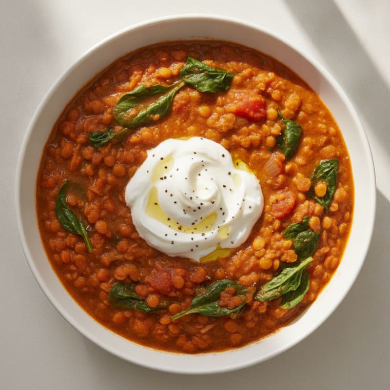 Hearty Red Lentil Curry