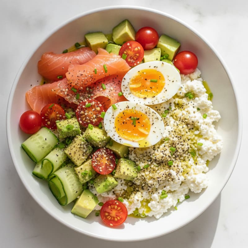 Savory Cottage Cheese Breakfast Bowl