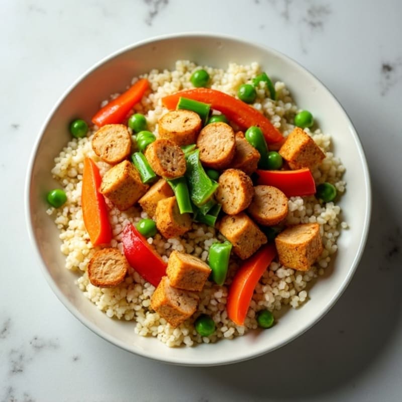 Cauliflower Rice Chicken Stir-Fry
