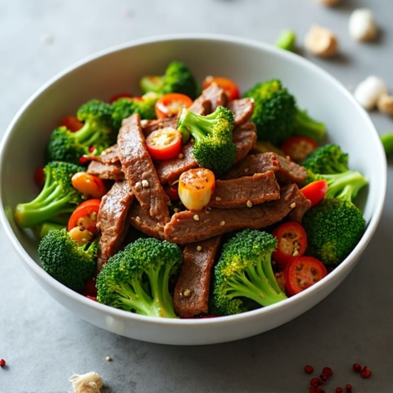 Ginger-Garlic Beef and Broccoli Stir-Fry