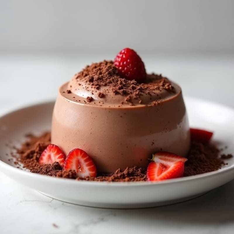 Chocolate Protein Mousse with Egg Whites