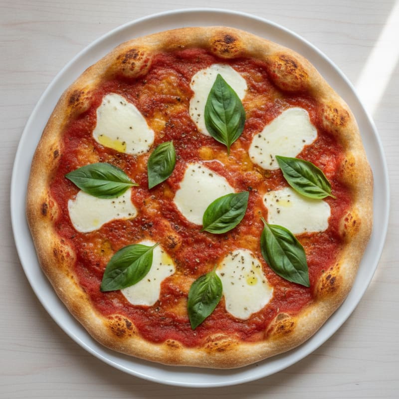 Classic Margherita Pizza with Fresh Basil